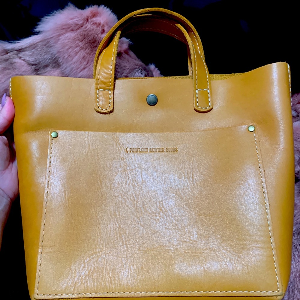 PLG Sunflower mini tote in EUC
